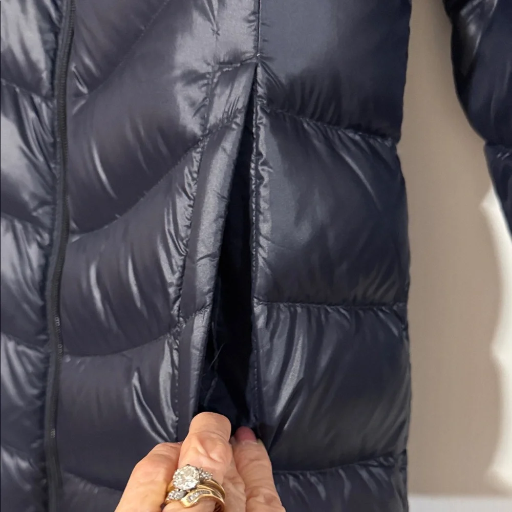 Calvin Klein Women's Dark Blue Puffer Jacket - Picture 8 of 14